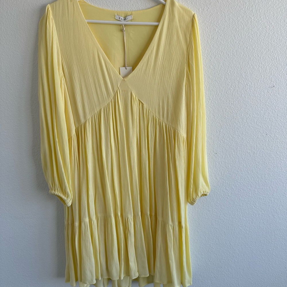 Z Supply Maxine Dress | Sunflower Yellow | Size S (Runs Large) - NWT